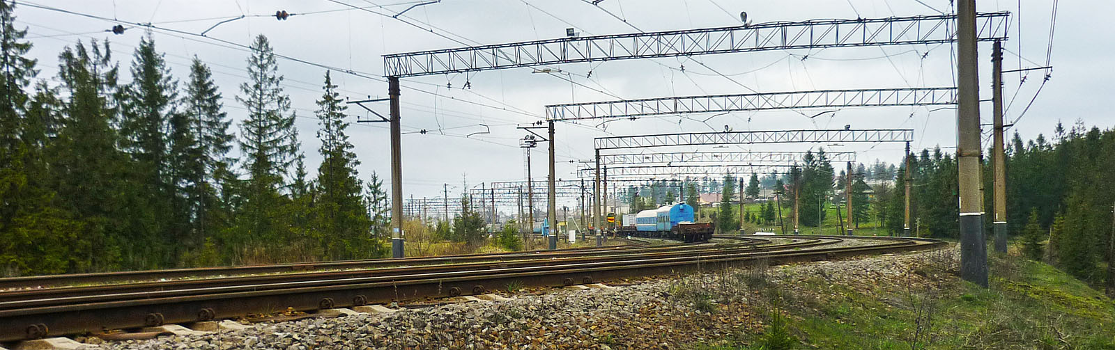 Železniční stanice Сянки.