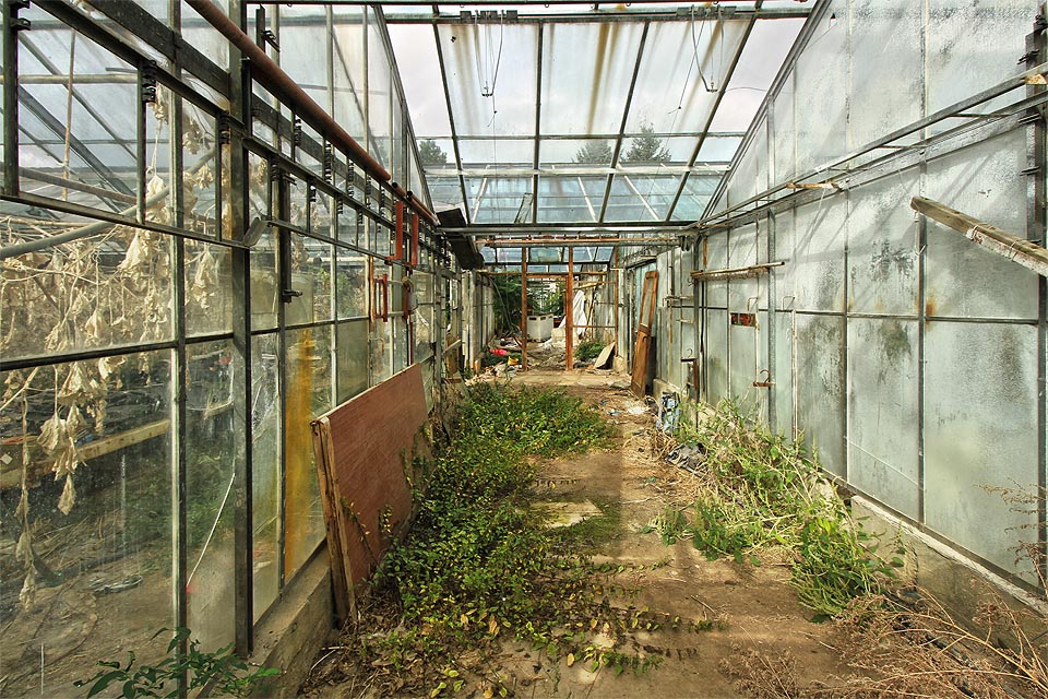 Opatrně vcházíme do atypické chodby, na jejímž konci jsou slyšet chrosutavé zvuky.