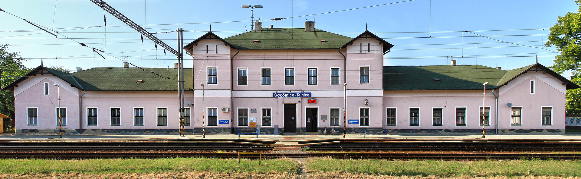 Železniční stanice Sokolnice-Telnice.