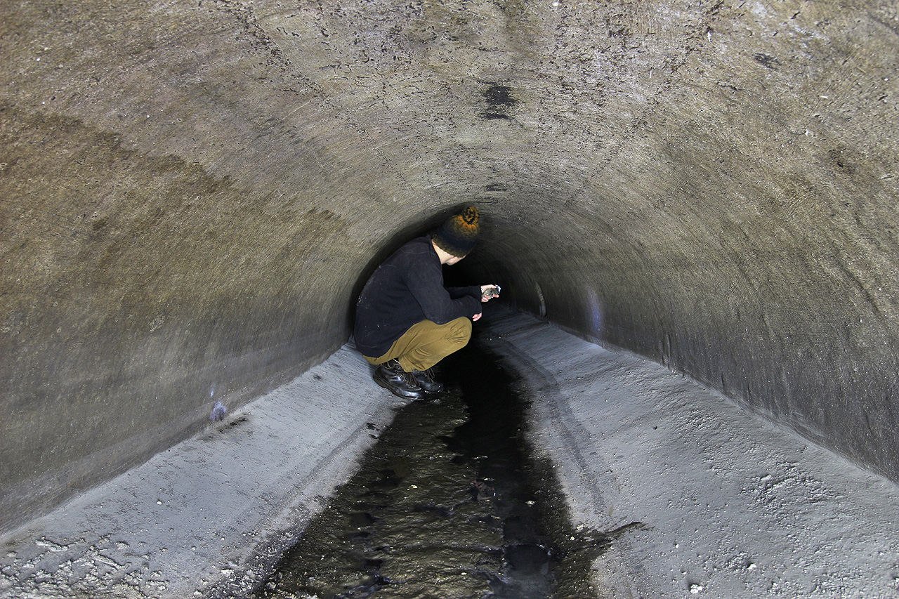 Od bývalého parkového rybníčku na křižovatce Koperníkovy a Bubeníčkovy ulice až k zastávce tramvaje Kuldova teče strouha stokou tzv. tlamového profilu. Výška je zde jen něco málo přes 100 cm a „procházka po nábřeží“ tak dá člověku docela do těla.