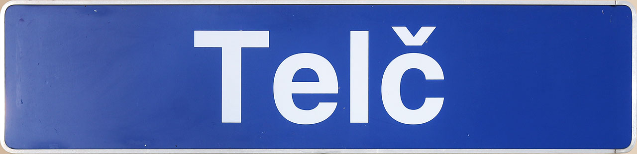 Railway station Telč.