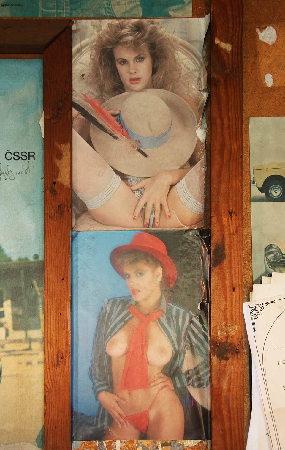 Za socializmu byla pornografie zakázaná a tedy ceněná. Na pracovišti se proto obvykle dovozové plakáty tohoto typu vyjímaly na tom nejhonosnějšímm místě.