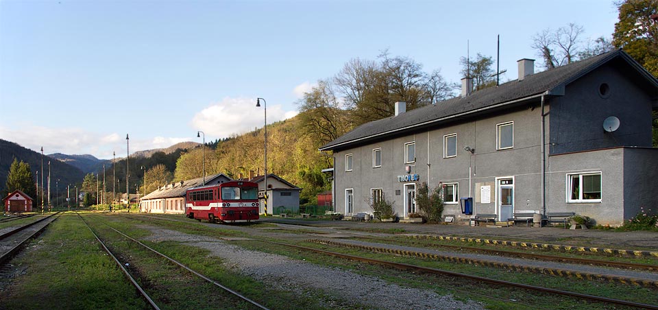 Železniční stanice Tisovec.