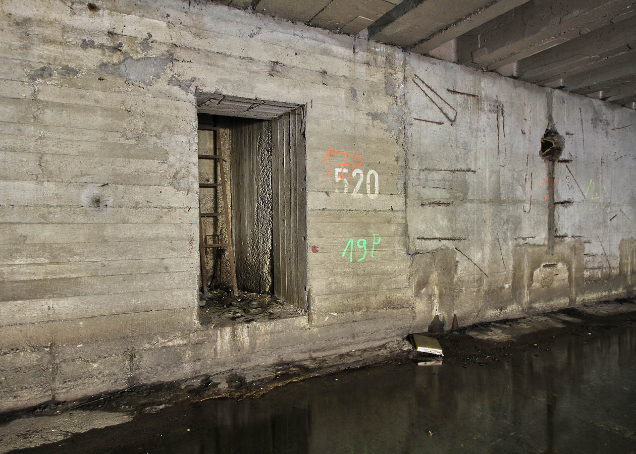 Cest spojujících tunel s povrchem není mnoho. Pokud by došlo k náhlému zaplavení přívalovým deštěm, nebude úniku. Na snímku šachta ústící nedaleko kubistického domu na rohu Přemyslovy a Neklanovy ulice. Cest spojujících tunel s povrchem není mnoho. Pokud by došlo k náhlému zaplavení přívalovým deštěm, nebude úniku. Na snímku šachta ústící nedaleko kubistického domu na rohu Přemyslovy a Neklanovy ulice.