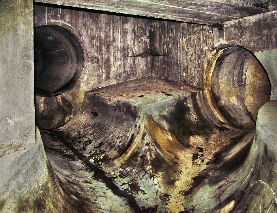 Sběrné stoky dešťové kanalizace z oblasti Divišovy čtvrtě a Kociánky.