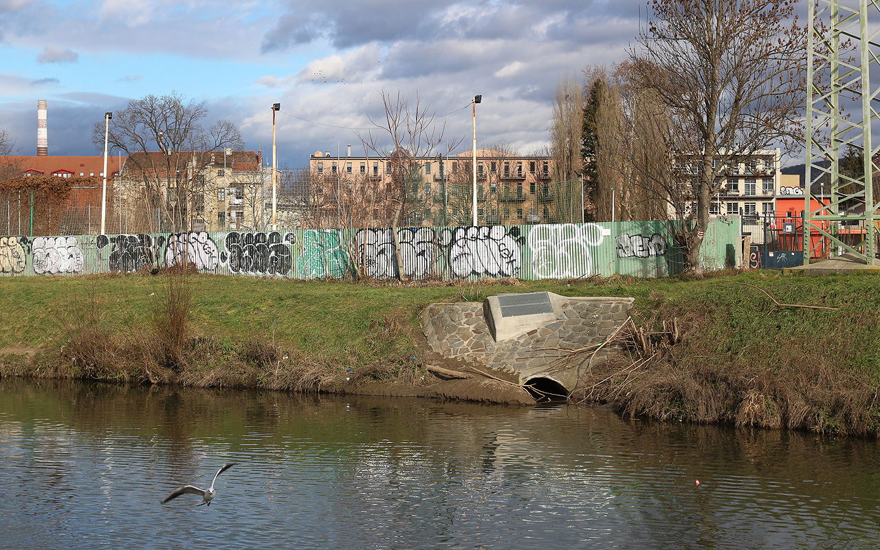 Racci střeží soutok současné <a href="/Tema/Svitava">Svitavy</a> s jejím dávno zapomenutým ramenem tvořeným na levém břehu <a href="/Tema/Svitavská strouha">Svitavskou strouhou</a> a na pravém břehu <a href="/Tema/Svitavský náhon">Svitavským náhonem</a>. Fakt, že řeka tudy kdysi protékala prakticky kolmo ke svému dnešnímu směru, nás nepřestává fascinovat!