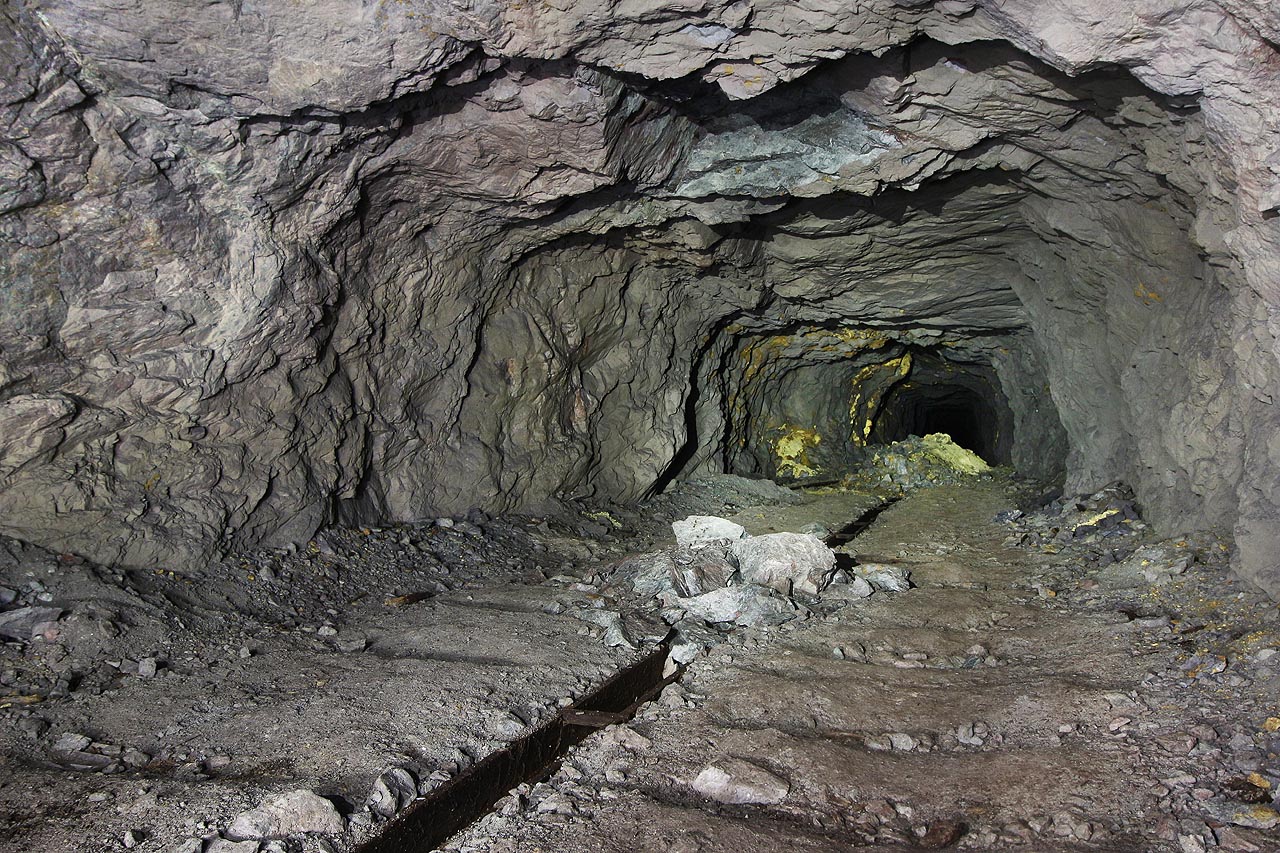 Úzkokolejka ve čtvrté štole za Adamovem