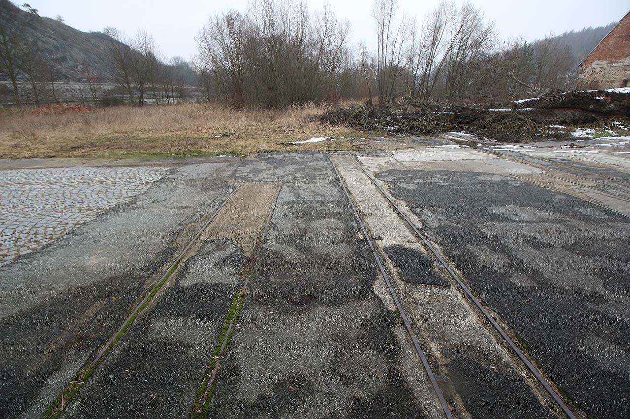 Užší úzkokolejka Horního mlýna ve Vladislavi