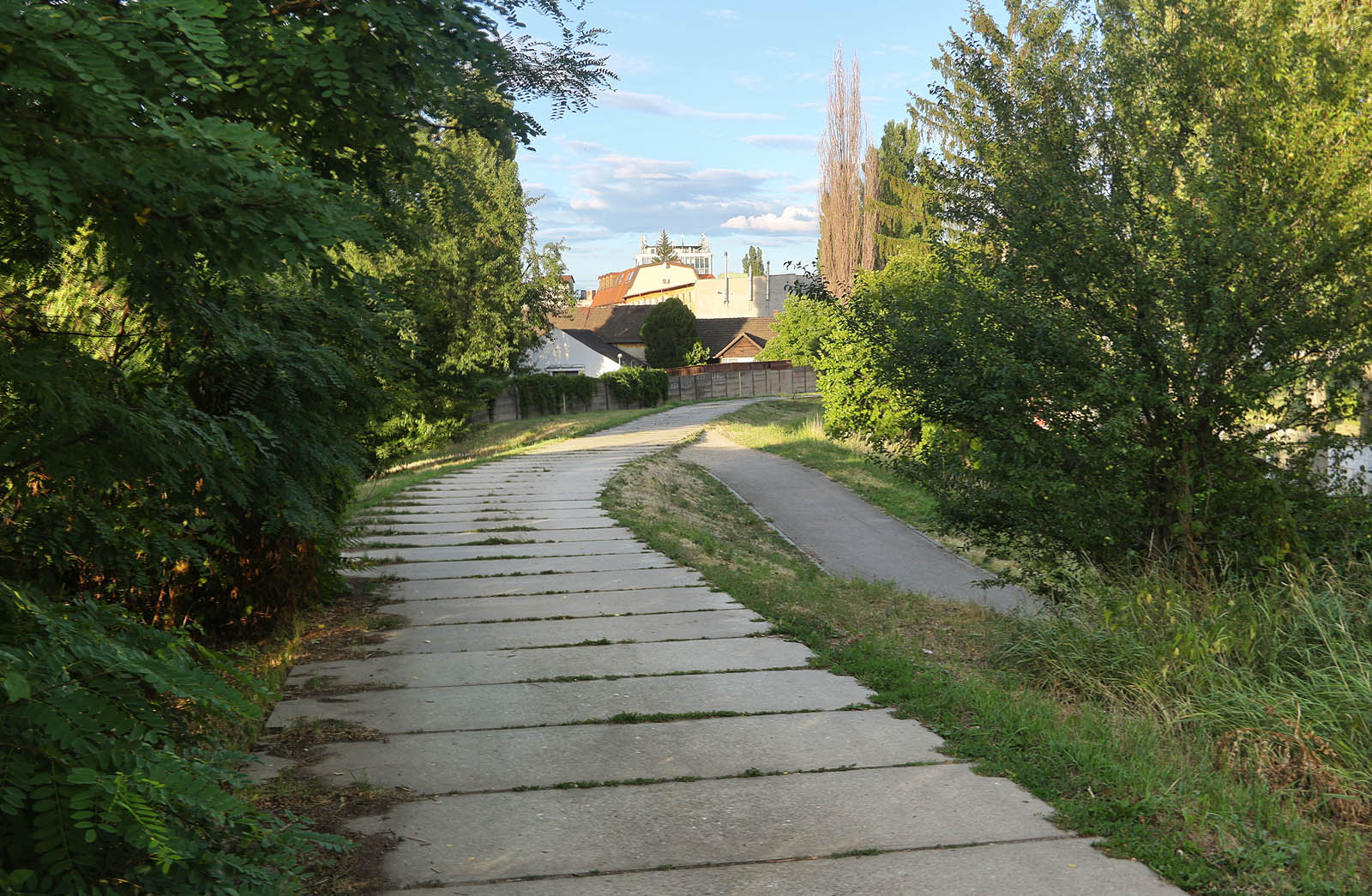 Násep, na kterém před 1. světovou válkou sváděli své velké bitvy kluci z Arnoldské ulice proti Křídlovickým a Zahradnickým, je stále dobře patrný; koleje ale nahradily panely.