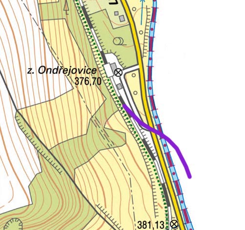 Délka mezinárodní vlečky byla jen 267 m.