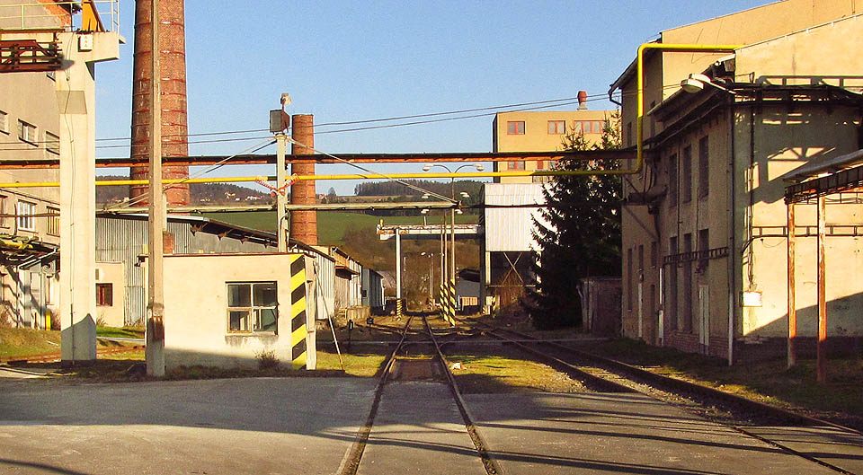 Vlečka Rájec-Jestřebí - šamotka