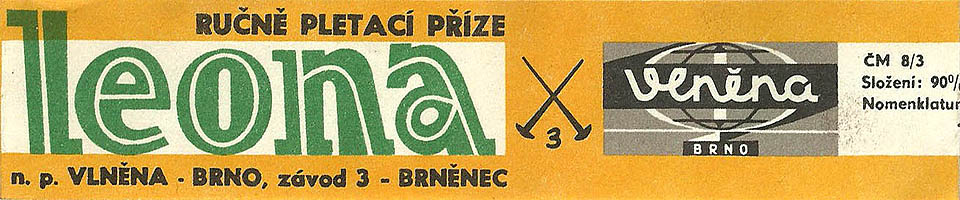 Oblíbenou přízi Leona pro ruční pletení dnes do Brna dodává firma GGH Hamburk.