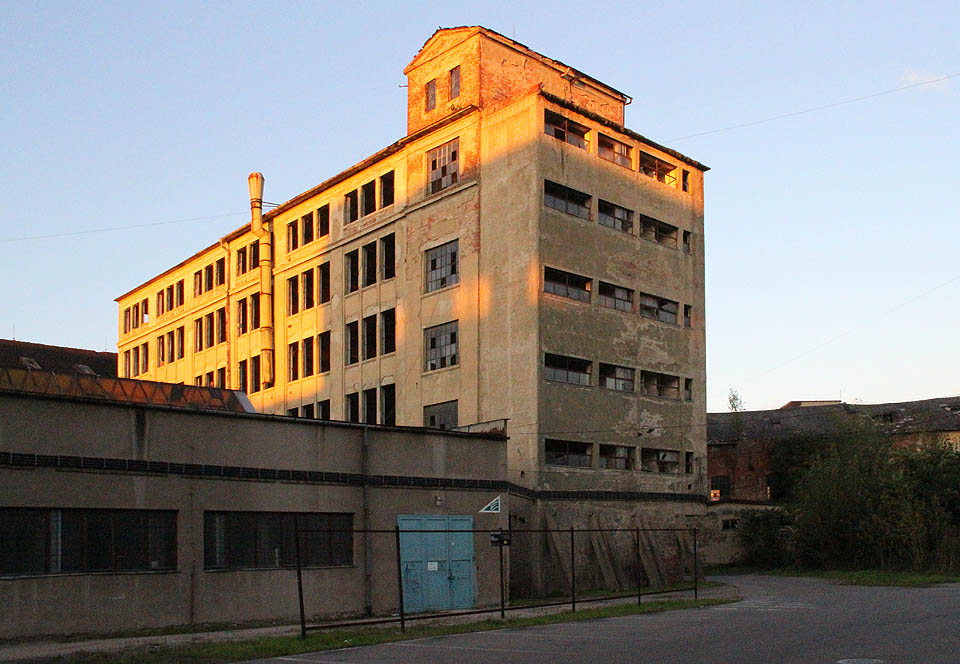 Od 80. let 19. století se začal při výstavbě továrních hal uplatňovat železobeton. Také v areálu Vlněny stojí několik skeletových budov.