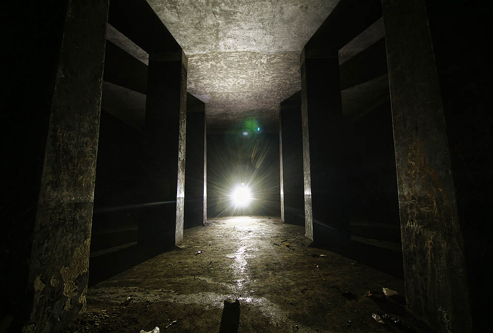 S jedinou baterou však může vypadat špilberský vodojem i docela strašidelně.