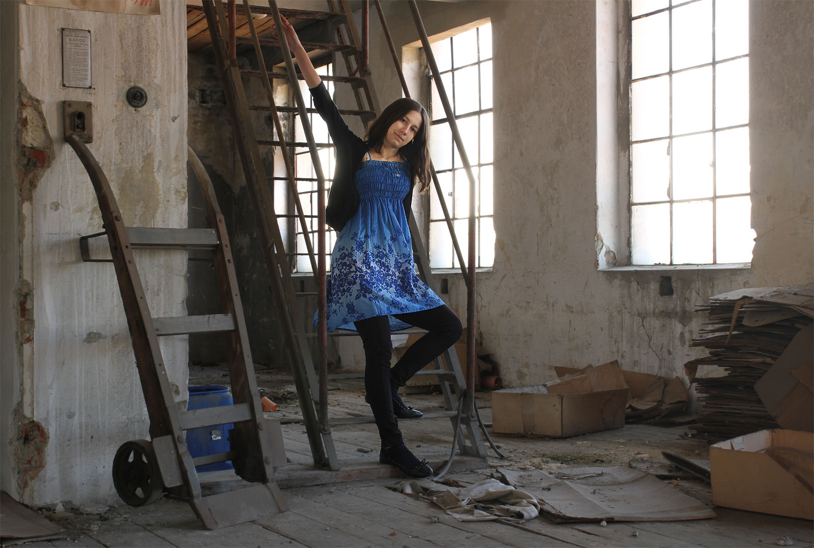 …vyklubala Doubi a nahřívá se na sluníčku.