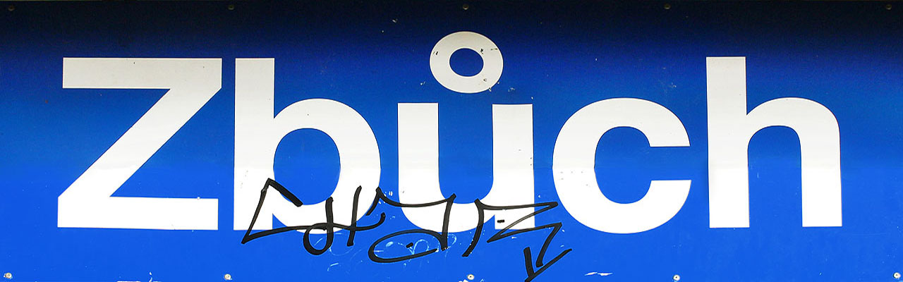 Železniční zastávka Zbůch.