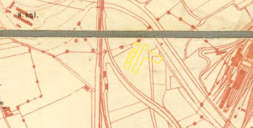 V roce 1936 se kromě nouzové kolonie Polní na zasypeném rameni Svratky na místě nic nemění. A neměnilo se dalšího více než půl století.