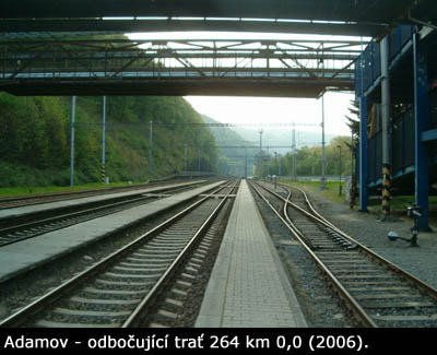 Odbočující trať 264.