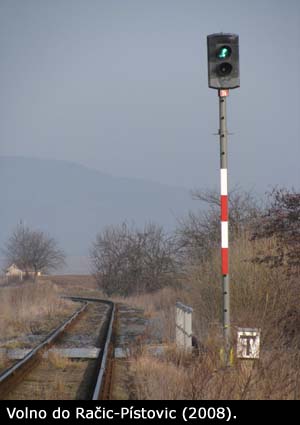 Do Račic-Pístovic volno od Vyškova.